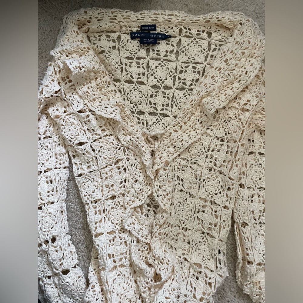 Ralph lauren hand knit sweater